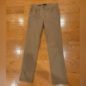 Charter Club Lexington Straight Leg Pants – Size 4 – Khaki Cotton Stretch